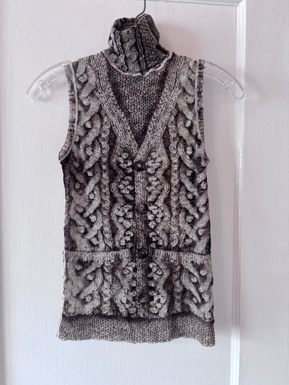 Vintage Jean Paul Gaultier Maille Femme Trompe l'Oeil Top